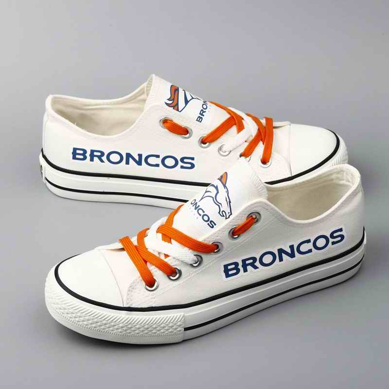 Men's NFL Denver Broncos Repeat Print Low Top Sneakers 002
